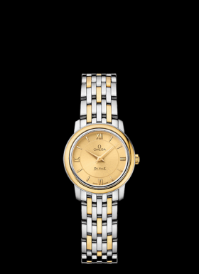 Omega Deville Prestige Quartz Ladies 24.5mm Two Tone (424.20.24.60.08.001)
