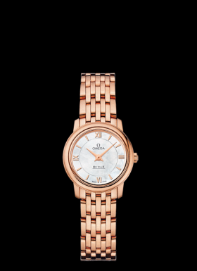 Omega Deville Prestige Quartz Ladies 24.5mm Red Gold (424.50.24.60.05.002)
