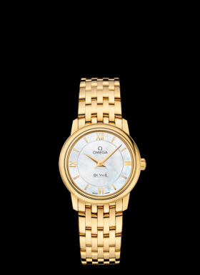 Omega Deville Prestige Quartz 27mm Gold / MOP (424.50.27.60.05.001)