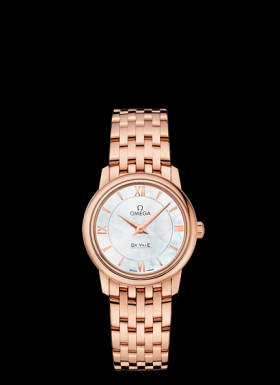 Omega Deville Prestige Quartz 27mm Red Gold / MOP (424.50.27.60.05.002)