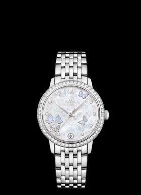 Omega DeVille Prestige Co-Axial 32.7 Butterfly White Gold Bracelet (424.55.33.20.55.003)