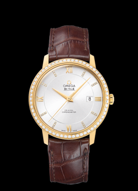 Omega De Ville Prestige Co-Axial 39.5mm Gold / Diamond (424.58.40.20.52.001)