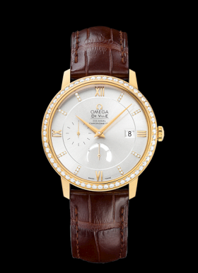 Omega Deville Prestige Co-Axial Power Reserve Diamond Bezel (424.58.40.21.52.001)