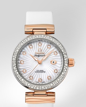 Omega Deville Ladymatic Co-Axial 34mm Two Tone / Diamond (425.27.34.20.55.001)