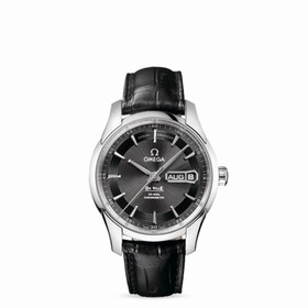 Omega Deville Hour Vision Annual Calendar Co-Axial Slate ./ Alligator (431.33.41.22.06.001)