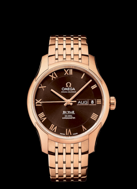 Omega Deville Annual Calendar Co-Axial Gold / Brown (431.50.41.22.13.001)