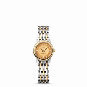 Omega Deville Prestige Quartz 22mm Two Tone / Diamond Dial (4370.16.00)