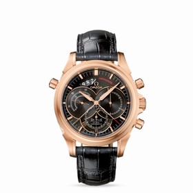 Omega Deville Chronoscope Co-Axial Rattrapante Red Gold / Black (4648.50.31)