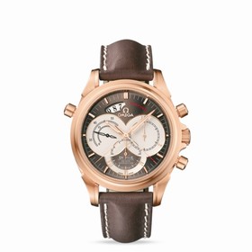Omega Deville Chronoscope Co-Axial Rattrapante Red Gold / Brown (4648.60.37)