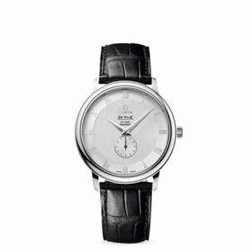 Omega Deville Prestige Co-Axial Small Seconds 39mm Silver / Alligator (4813.30.01)
