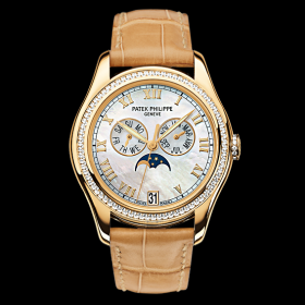 Patek Philippe Annual Calendar 4936 Yellow Gold Diamond Mother of Pearl (4936J-001)