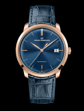 Girard-Perregaux 1966 38 Pink Gold Blue (49525-52-432-BB4A)