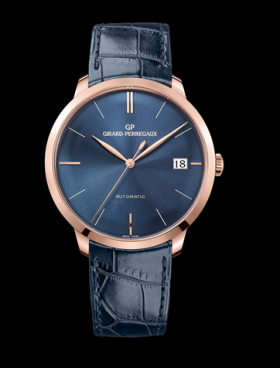 Girard-Perregaux 1966 41 Pink Gold Blue (49527-52-431-BB4A )