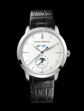 Girard-Perregaux 1966 Full Calendar White Gold (49535-53-152-BK6A )