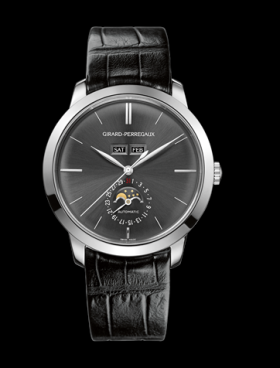 Girard-Perregaux 1966 Full Calendar White Gold Grey (49535-53-251-BK6A )