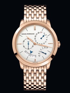 Girard-Perregaux 1966 Annual Calendar Equation of Time Pink Gold Bracelet (49538-52-131-52A )