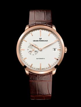 Girard-Perregaux 1966 41 Small Seconds Date Pink Gold (49543-52-131-BKBA )