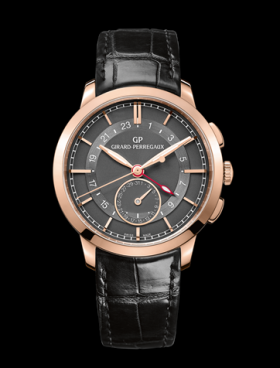 Girard-Perregaux 1966 Dual Time Pink Gold Grey (49544-52-231-BB60 )