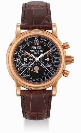 Patek Philippe Perpetual Calendar Split Seconds Chronograph 5004J Gold (5004R_Black)