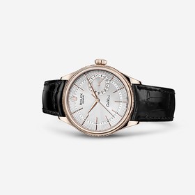 Rolex Cellini Date Everose Silver Black (50515-0009)