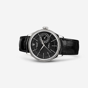 Rolex Cellini Date White Gold Black (50519-0007)
