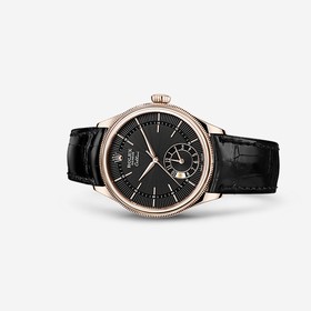 Rolex Cellini Dual Time Everose Black Black (50525-0011)