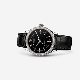 Rolex Cellini Time White Gold Diamond Black (50609rbr-0007)