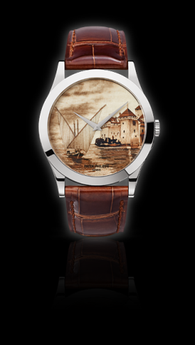 Patek Philippe Calatrava Lakeside Scenes 5089 (5089G-017)