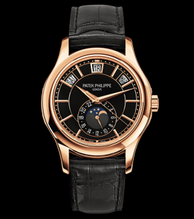 Patek Philippe Annual Calendar 5205 Rose Gold Black (5205R-010)