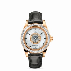 Omega Deville Tourbillon Baguettes Red Gold (5934.30.32)