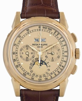 Patek Philippe Perpetual Calendar Chronograph 5970 Yellow Gold / Gold (5970J-Roman)