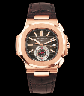 Patek Philippe Nautilus 5980 Rose Gold / Strap (5980R-001)