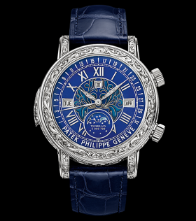 Patek Philippe Sky Moon Tourbillon 6002G Blue (6002G-001)