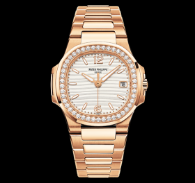 Patek Philippe Nautilus 7010 Rose Gold Silvery White (7010/1R-011)
