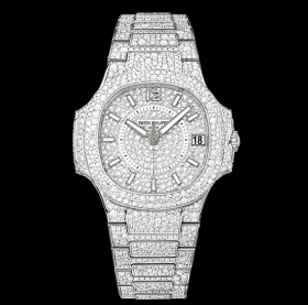 Patek Philippe Nautilus 7021 White Gold Gridless Diamond (7021/1G-001)