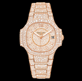 Patek Philippe Nautilus 7021 Rose Gold Gridless Diamond (7021/1R-001)