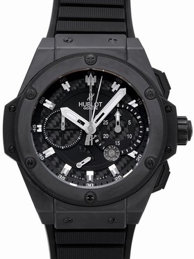 Hublot Big Bang Black Dial Black Rubber Strap Chronograph Men's Watch 709-CI-1770-RX
