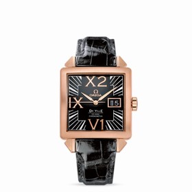 Omega Deville X2 Big Date Co-Axial Midsize Red Gold (7713.50.31)