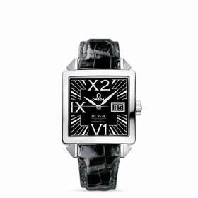 Omega Deville X2 Big Date Co-Axial Midsize Black (7813.50.31)