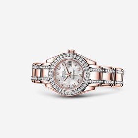 Rolex Datejust Pearlmaster 29 Everose Diamond Mother of Pearl Diamond (80285-0023)