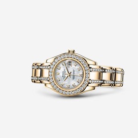 Rolex Datejust Pearlmaster 29 Yellow Gold Diamond Mother of Pearl Diamond (80298-0067)