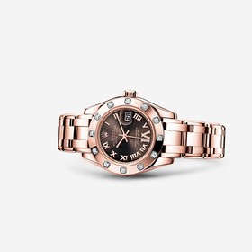 Rolex Datejust Pearlmaster 29 Everose 12 Diamond Chocolate Roman (80315-0013)