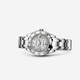 Rolex Datejust Pearlmaster 29 White Gold 12 Diamond Silver Roman (80319-0116)