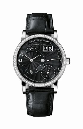 A. Lange & Sohne Kleine Lange 1 20th Anniversary Platinum Black (811.062)