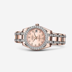 Rolex Datejust Pearlmaster 34 Everose Diamond Pink Diamond (81285-0030)