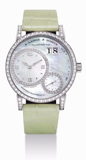 A. Lange & Sohne Kleine Lange 1 Soirée White Gold (813.044)