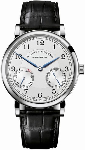 A. Lange and Sohne 1815 Up Down Silver Dial 18K White Gold Men's Watch 234.026