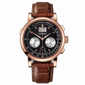 A. Lange and Sohne Datograph Up Down Black Dial 18K Pink Gold Men's Watch 405.031