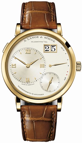 A. Lange and Sohne Grand Lange 1 18K Yellow Gold Men's Watch 117.021
