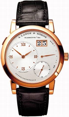 A Lange and Sohne Lange 1 Silver Dial Men's Watch 101.032